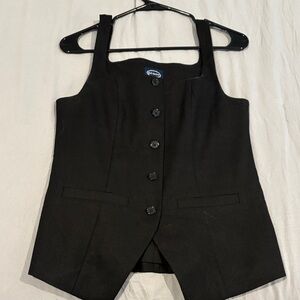 Scoop NYC Black Button-Down Top